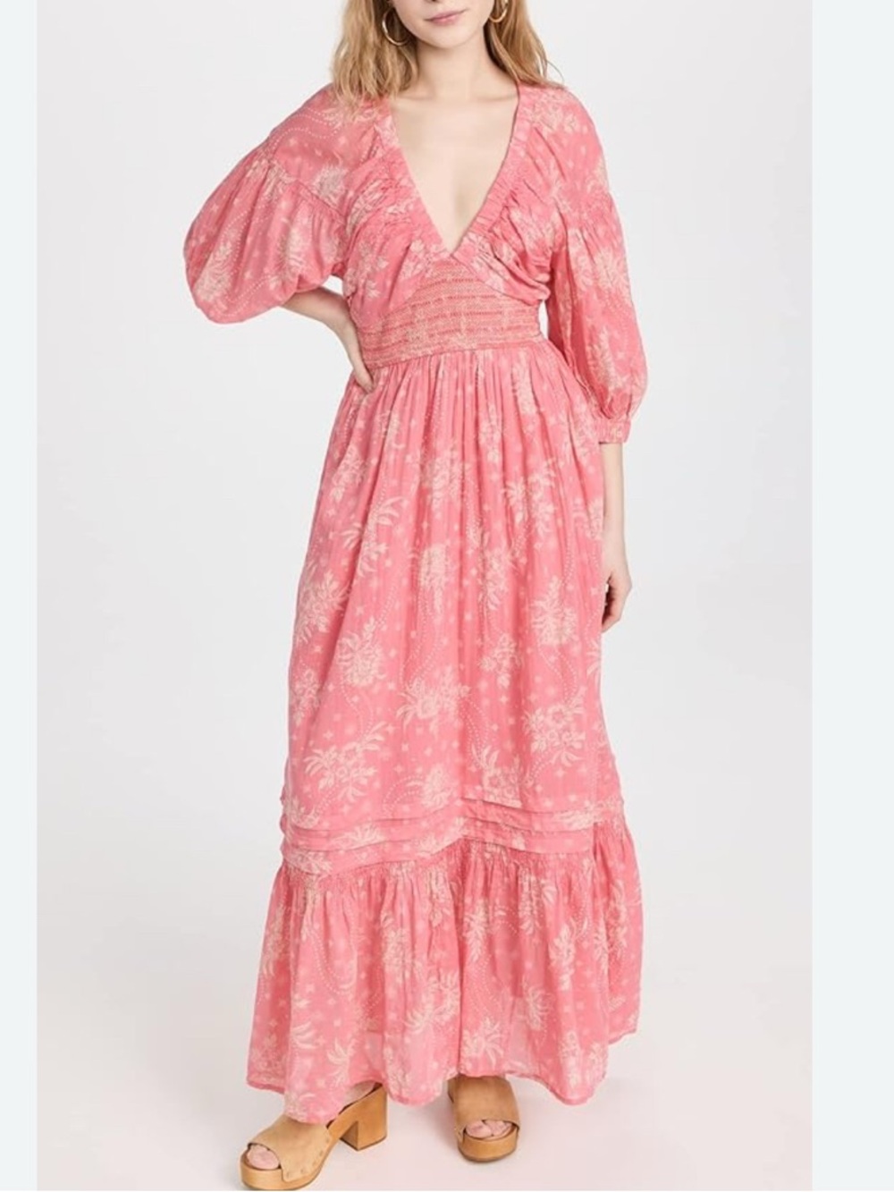Free People Golden Hour Maxi Dress Womens Sz S/P